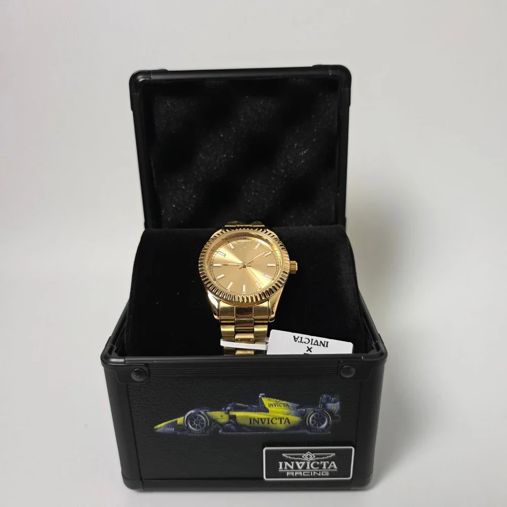 Invicta Specialty I by Invicta Men's Watch 40mm Gold, Aluminum Box Included New